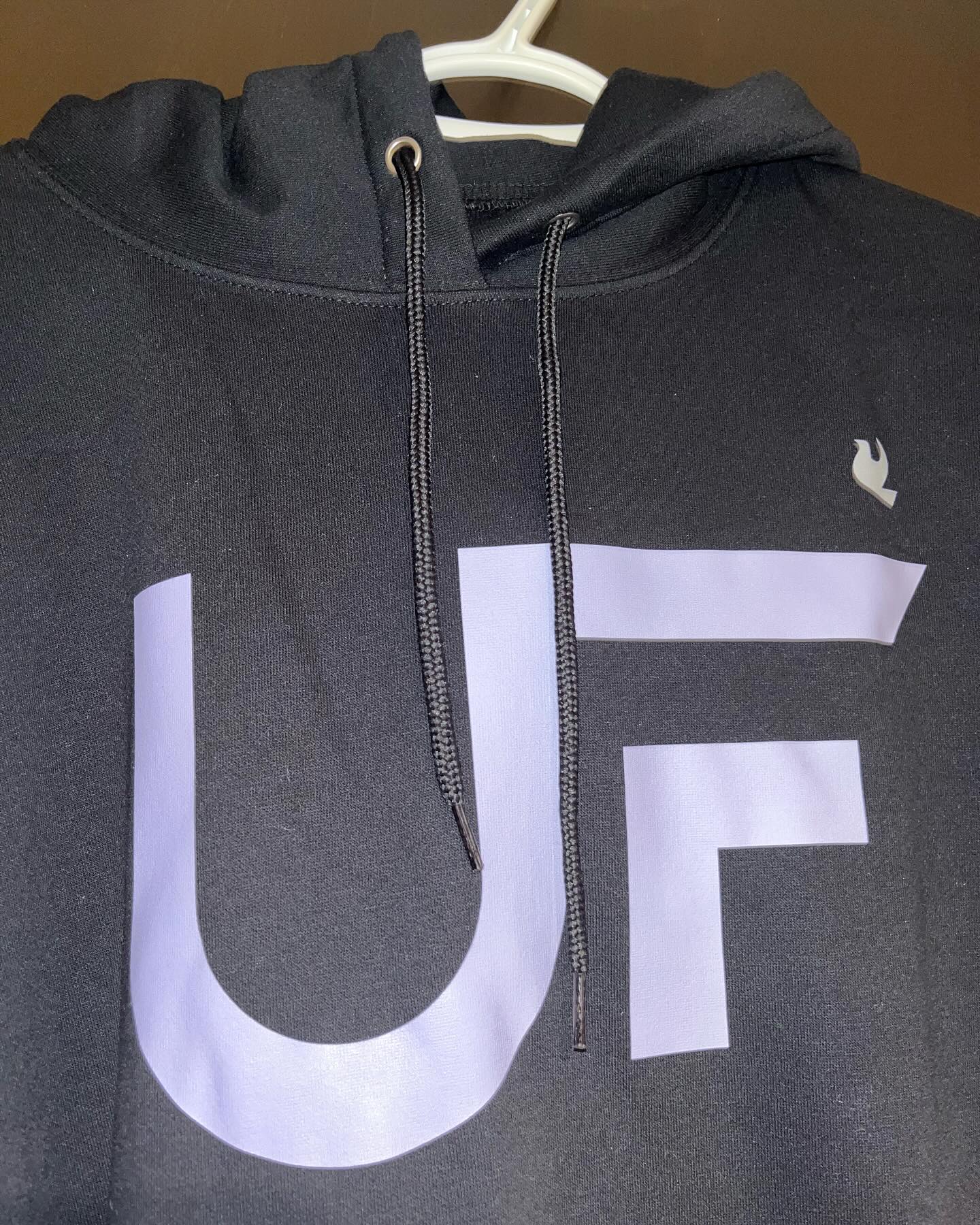 Oversized logo hoodie for a bulk merch drop.