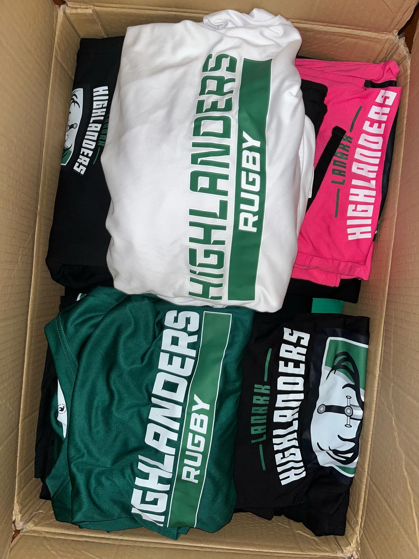Bulk club order across multiple colourways.