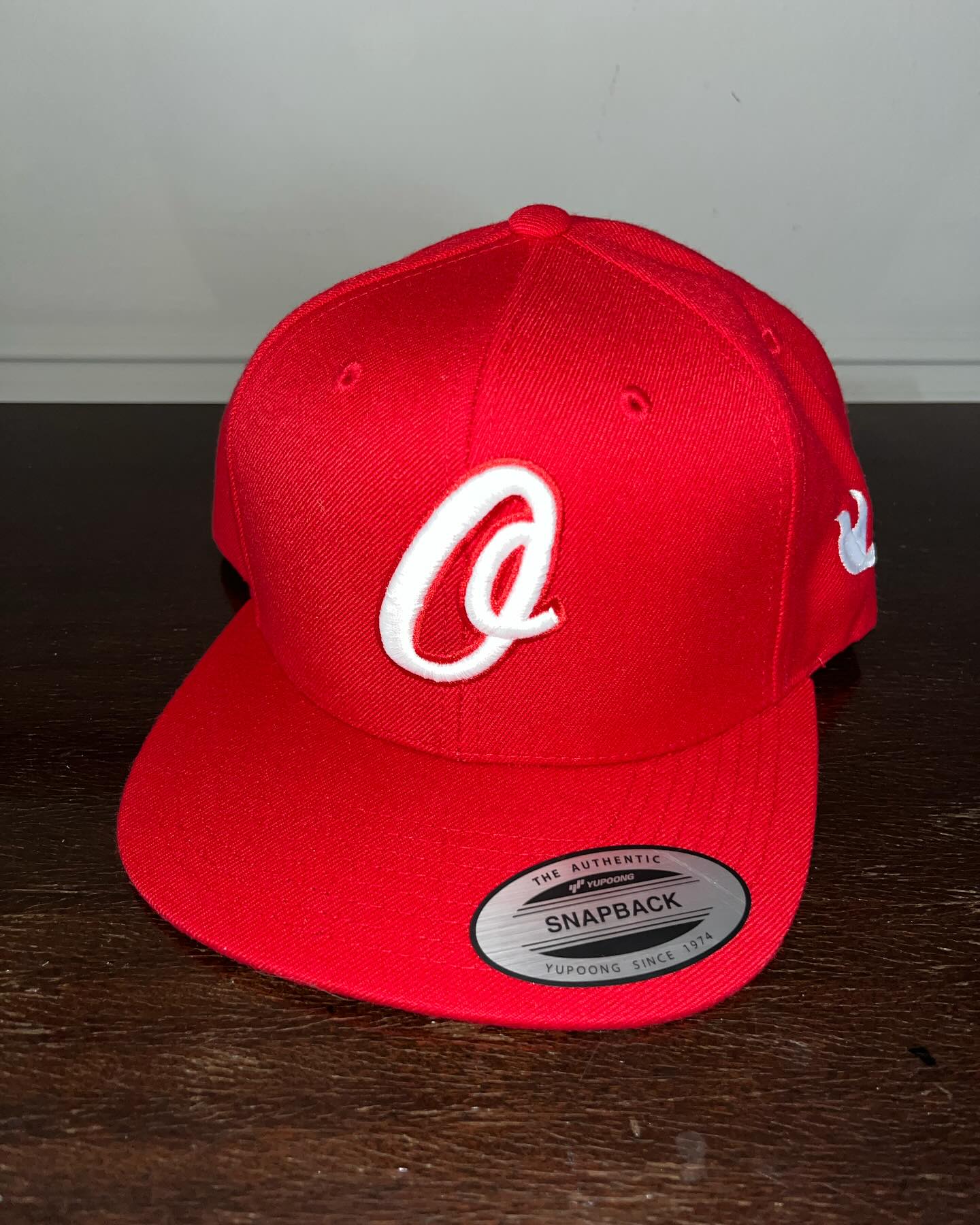 3D puff embroidered snapback.