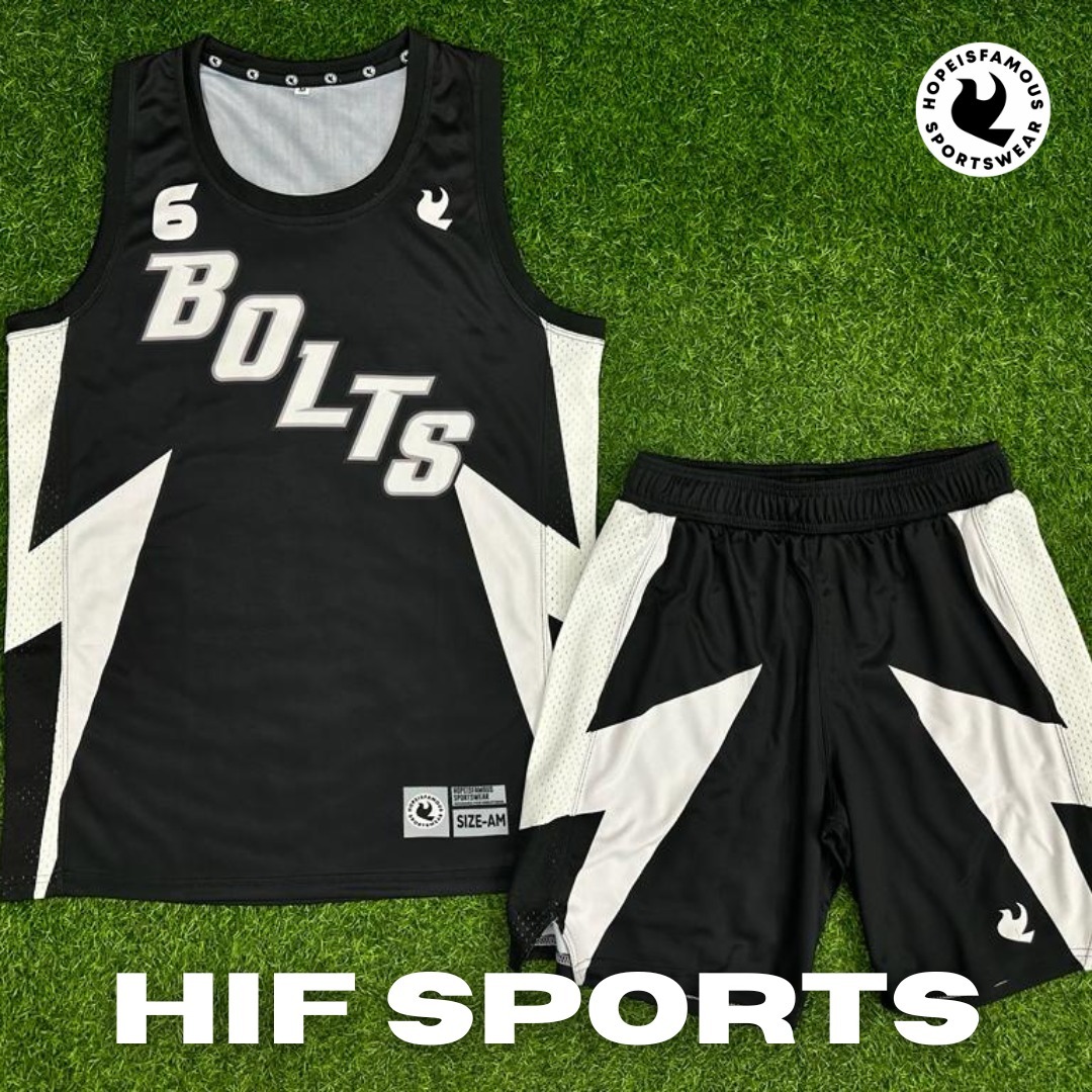 Custom sublimated basketball jersey and short set.